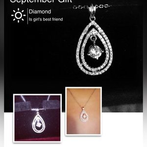 Diamonds necklace 18k